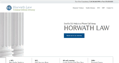 Desktop Screenshot of criminal-lawyerseattle.com